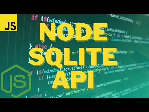 Build A Node Js Sqlite Api Tutorial