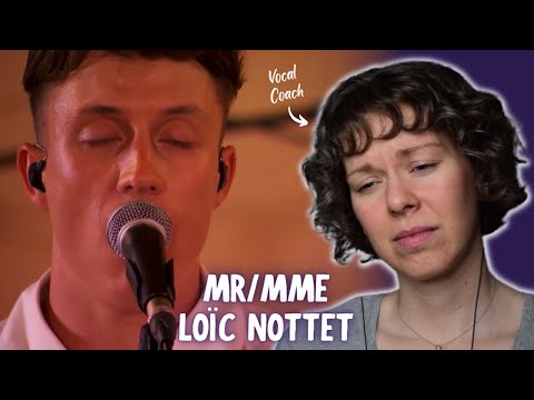 A work of art. First time vocal analysis of Loïc Nottet singing Mr/Mme LIVE