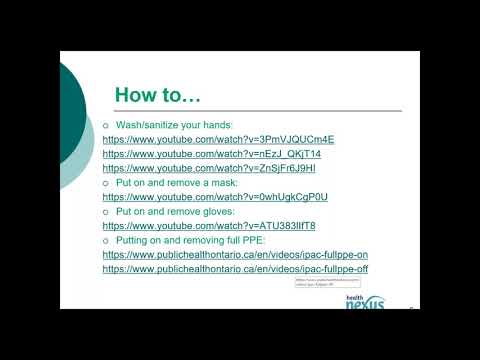 W36-E Webinar: Infection Prevention and Control in Primary Care and Community Settings