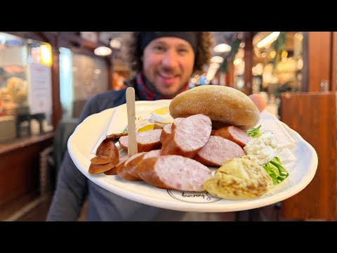 Tasting street food in SLOVENIA | Love for sausages 🇸🇮🌭