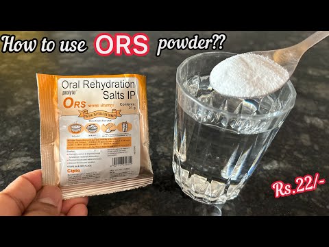 ORS POWDER | How to use ORS Powder?? How to make ORS packet perfectly?? ORS for dehydration