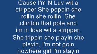 Im In Love With A Stripper-T Pain lyrics