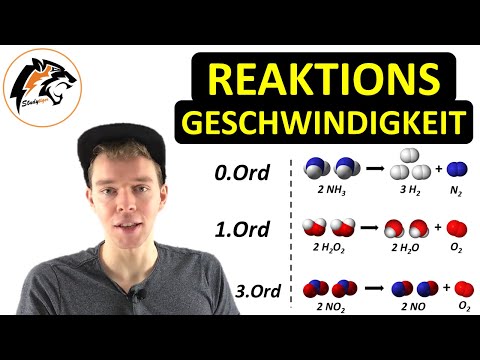 Reaktionsgeschwindigkeiten – Reaktionen 0./1./2. Ordnung | (Chemie)