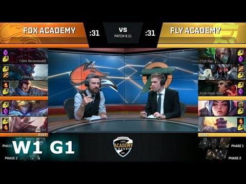Echo Fox Academy  vs FlyQuest Academy | Week 1 NA Academy League Summer 2018 | FOXA vs FLYA