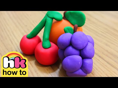 DIY Play Doh Fruits | Clay Art for Kids | Play Doh Ideas By Hooplakidz How To