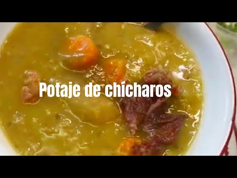 Potaje de Chícharos a lo Cubano / Cuban Split pea stew