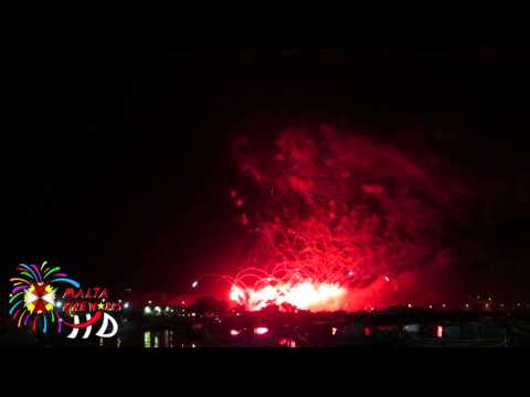 |HD| Malta International Fireworks Festival 2013 - Lieto Fireworks, Italy