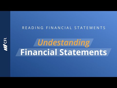 Understanding & Reading Financial Statements