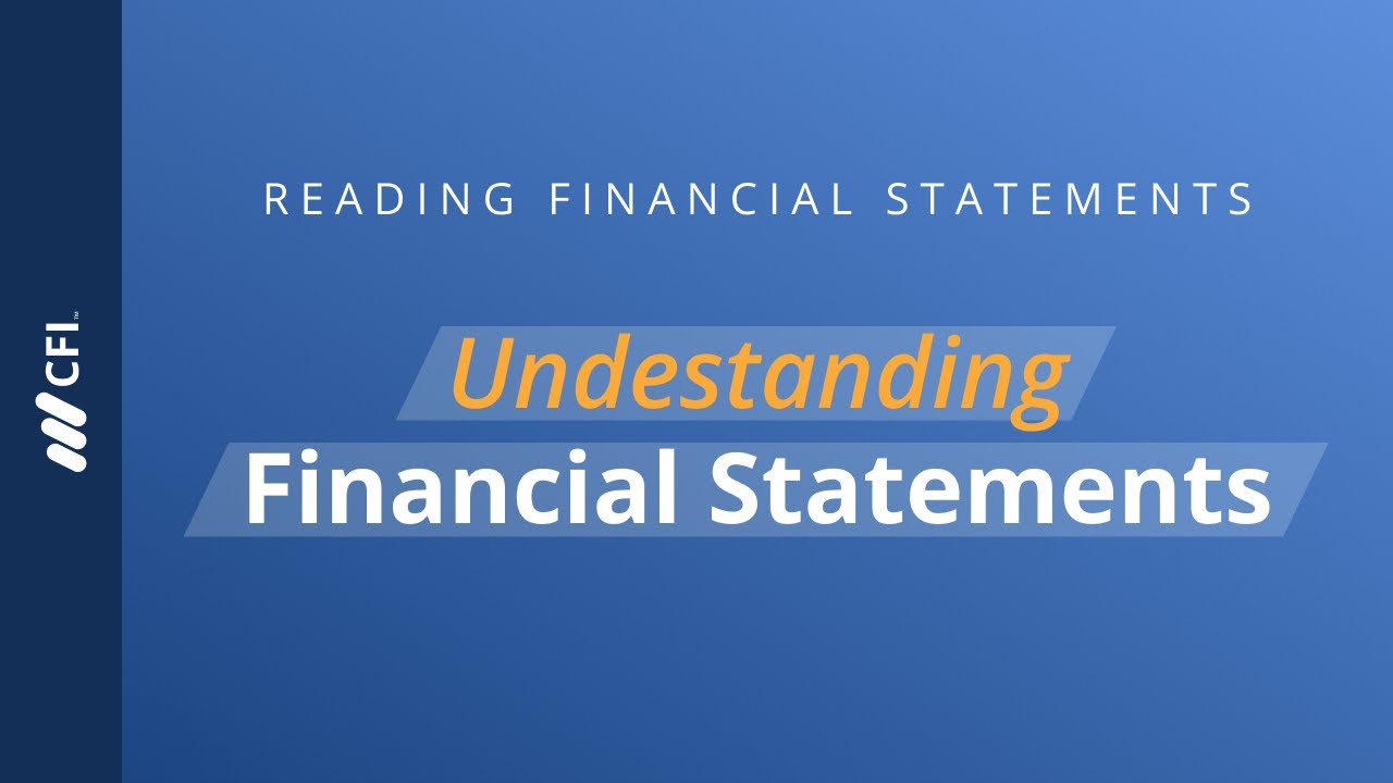 Understanding Financial Statements | Reading Financial Statements