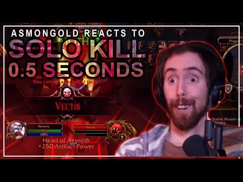 Asmongold Reacts to a 0.5 Second Solo Vectis Kill by a Prot Paladin Named Rextroy