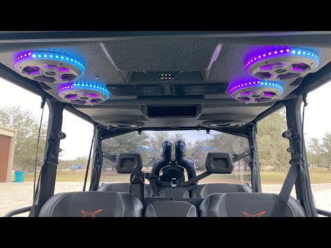 Canam XMR with Level 5 Audioformz new ported top with 2 12” subs