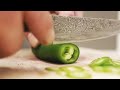 Sharp Japanese Knife Cutting Vegetables ASMR No Talking