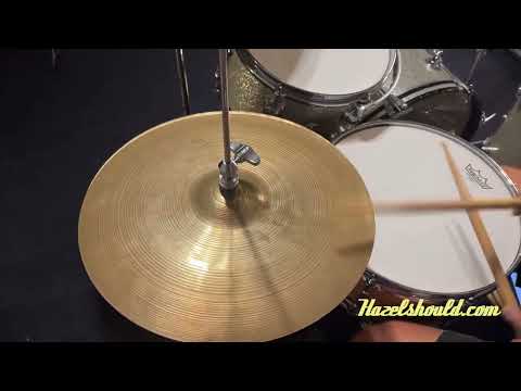 Vintage Zildjian 1960s Thin Hi Hats 14” 878 918 g