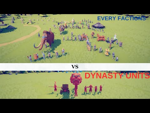 DYNASTY UNİTS VS EVERY FACTİONS/Totally Accurate Battle Simulator