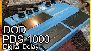 Video thumbnail for Dod PDS 1000 Digital Delay Rare pedal review by Woven Chaos