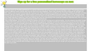 How to : Sign up for a free personalized horoscope on msn