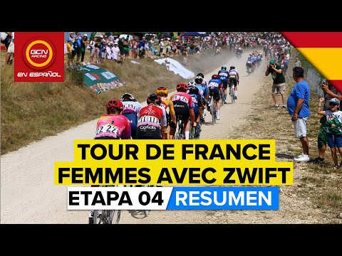 Tour de Francia Femmes avec Zwift 2022 | Resumen Etapa 4