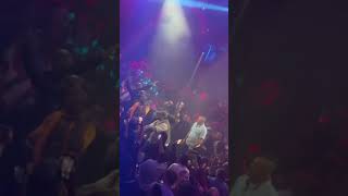 Israel Adesanya Celebrating his UFC 287 Win at E11EVEN