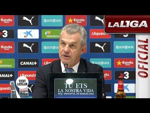 Rueda de Prensa de Aguirre tras el RCD Espanyol (1-0) Atlético de Madrid - HD