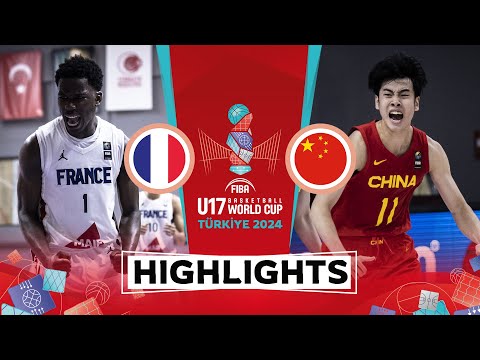 France 🇫🇷 vs China 🇨🇳 | Highlights | FIBA U17 Basketball World Cup 2024