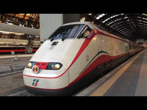 Frecciabianca ETR 500 di Trenitalia Partenza a Milano Centrale 21.05.2016