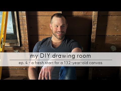 from the studs: at 132-years-old, the drawing room is now a blank canvas ready for some work