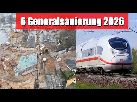 So VIELE Generalsanierungen wie noch nie 2026! | Werden die 6 Projekte das Schienennetz retten?