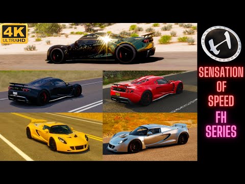 Hennessey Venom GT in Forza Horizon Games | Top Speed & Sound Comparison