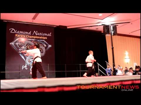 Team Black Dragon MA Synchronized Forms at Diamond Nationals 2012