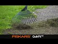 Fiskars QuikFit Leaf Rake Head Metal