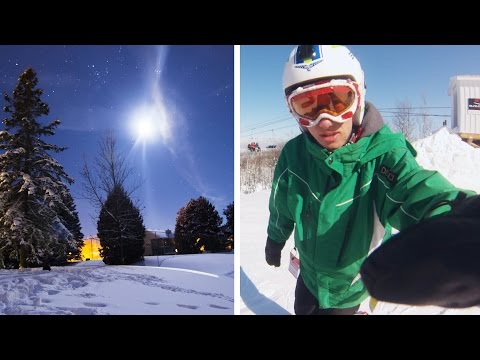 滑雪、拍電影和明星時間軸。 (SKIING, FILMING A MOVIE & STAR TIMELAPSE)