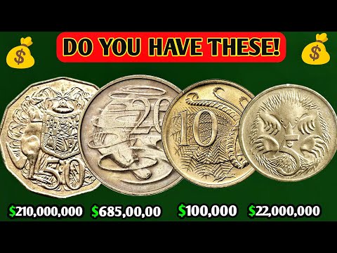 Top 4  Rarest Most Valueable Australia Coins To Look For in Your Change!