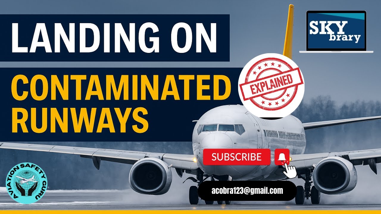Landing on Contaminated Runways Explained | Aircraft Braking, Control & Safety Techniques #aviation