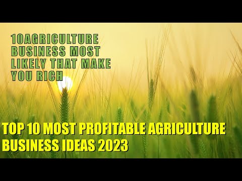 , title : 'Top 10 Most Profitable Agriculture Business Ideas 2023That Most likely  Make you RICH'