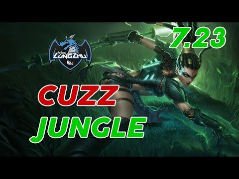 Longzhu Cuzz Nidalee Jungle Patch 7.23 Pro Replay