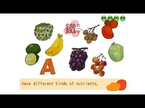 A playful magic book: The fruit expert