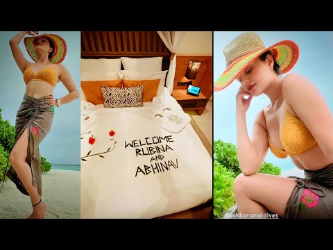rubina dilaik spotted in Maldives|rubina dilaik new video in Maldives|rubina dilaik live|bigboss|