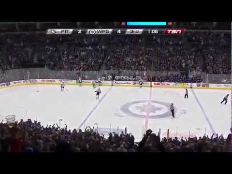 Pittsburgh Penguins Vs Winnipeg Jets - Highlights 1/25/13