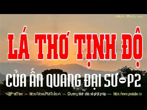 LÁ THƠ TỊNH ĐỘ - Của Ấn Quang Đại Sư P2