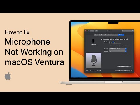 How To Fix Microphone Not Working on Mac OS Ventura