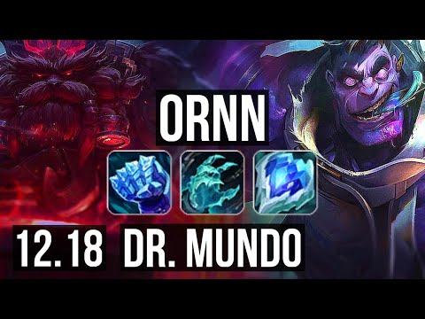 ORNN vs DR. MUNDO (TOP) | 7/2/20, 400+ games, 1.0M mastery | KR Diamond | 12.18