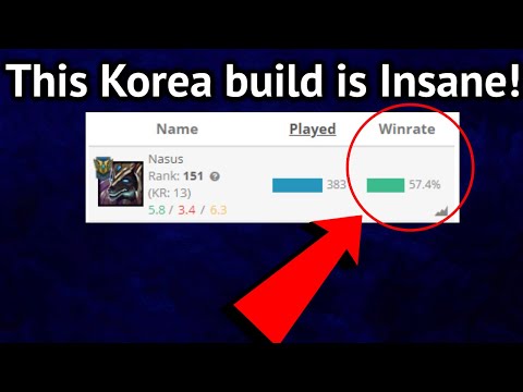 I tested out top otp Nasus jungle player in korea build! This is how it went! - League of Legends