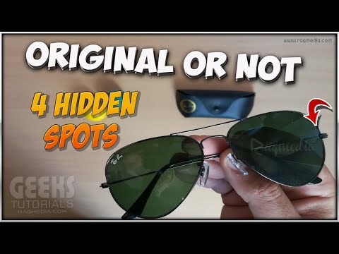 How to Know Ray Ban Original or Not ( Secret Spots )