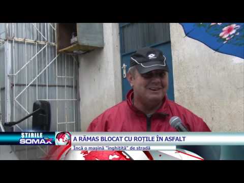 A RAMAS BLOCAT CU ROTILE IN SFALT