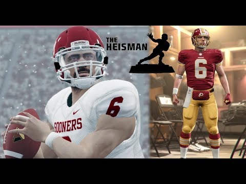 Madden 18 Career Mode - Creation Of Heisman Winner Baker Mayfield!! Ep.1