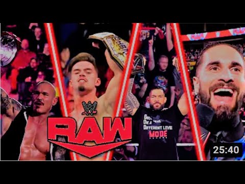 WWE Raw Full Show Highlights  18 April 2022  18- 04 -2022