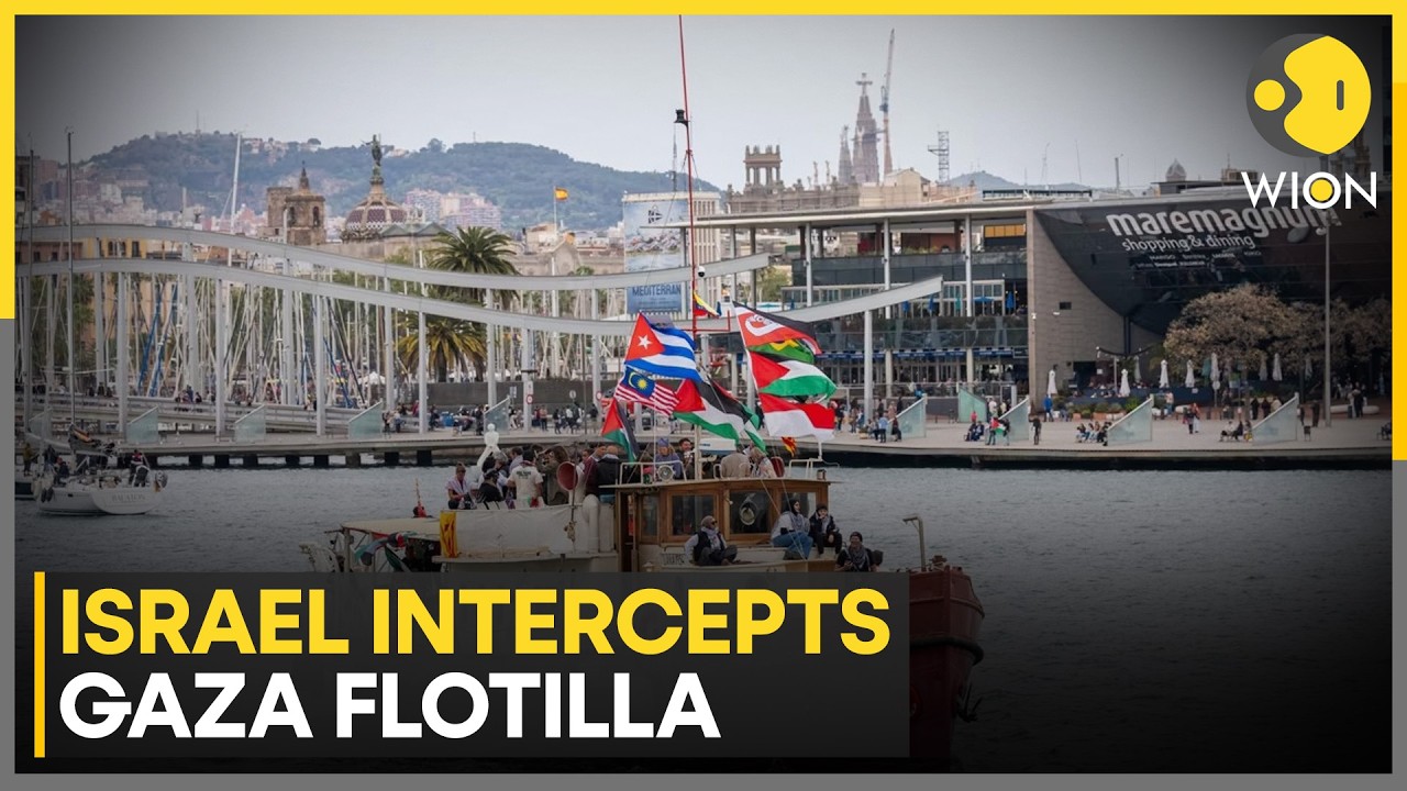 Protest Erupts in Athens Over Gaza Flotilla Crackdown | WION News