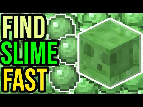 How To Get Slime Balls FAST In Minecraft!