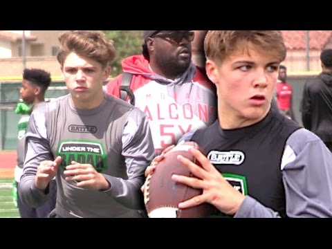 Beau Green (Turlock, CA) 7th Grade Quarterback : Kid is a Straight Baller - Spotlight 2017