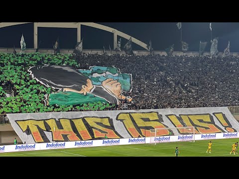 AKSI KOREO TERBARU BCS X PSS VS BARITO PUTERA‼️ FULL BERISIK CHANTS 90 MENIT BRIGATA CURVA SUD